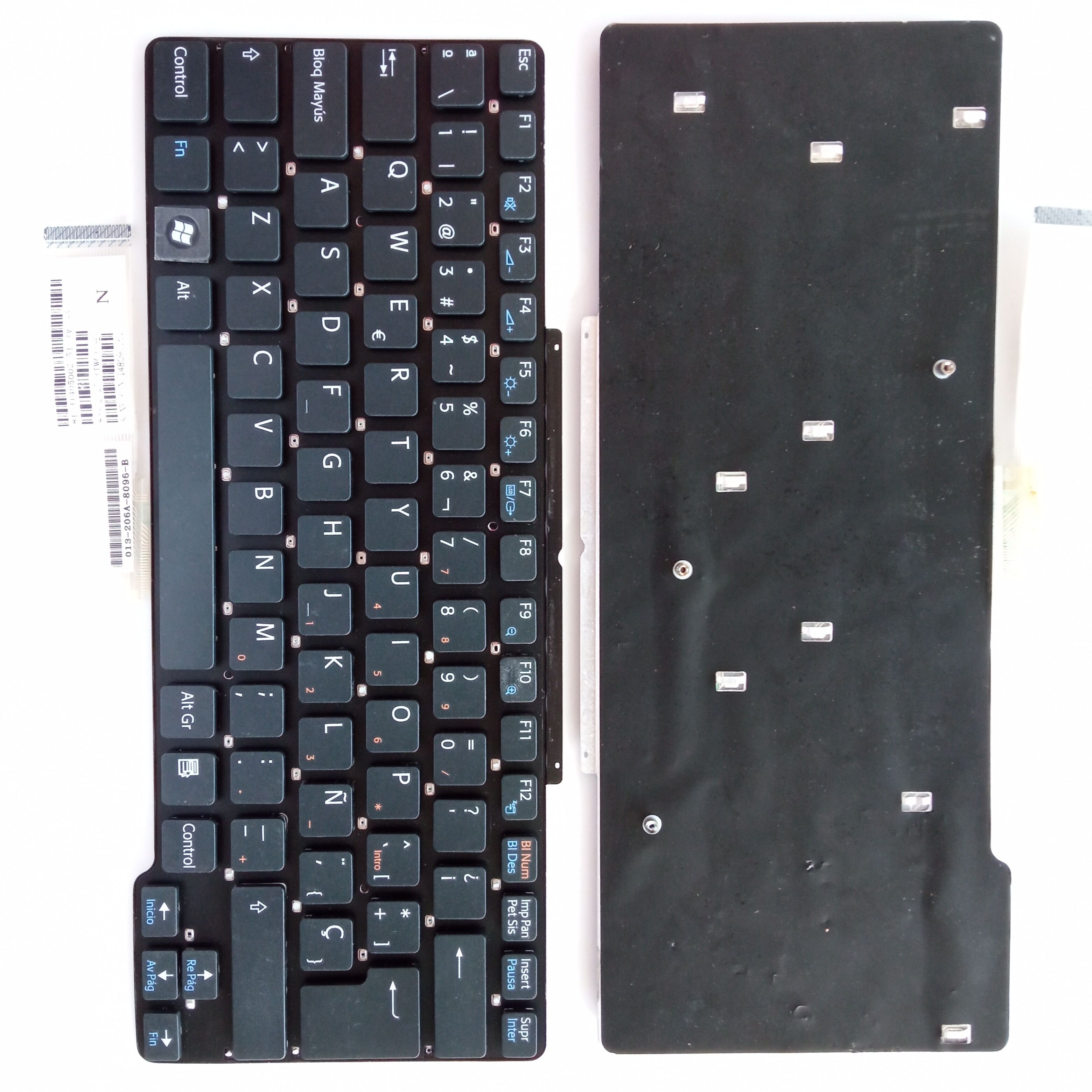 Picture of Laptop Spanish keyboard forNew Replacement Laptop Keyboard For SONY SR/VGN-SR/SR13/SR33/SR28/SR45 BLACK Sp Layout